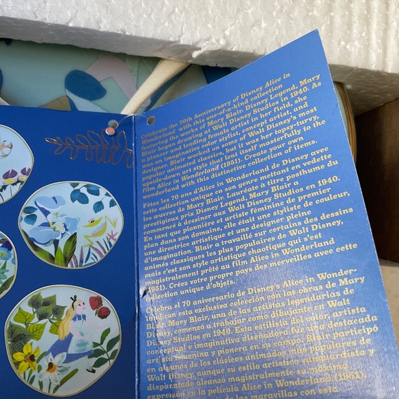 Disney Alice in wonderland plate set - Picture 4 of 4